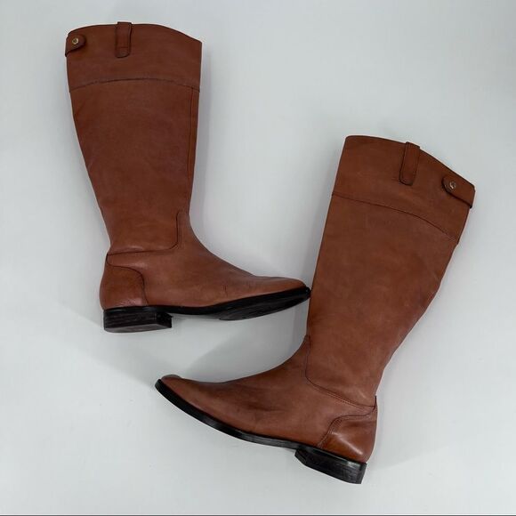 Ralph Lauren Brown Leather hall Riding Boot size 7.5 b Jenessa - Picture 11 of 15